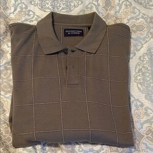 Roundtree & Yorke Men's Olive Polo Shirt
